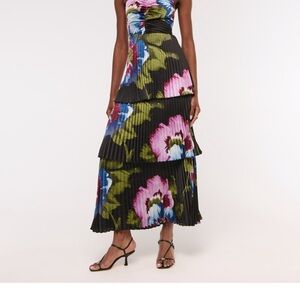 Strapless Tiered Maxi Dress